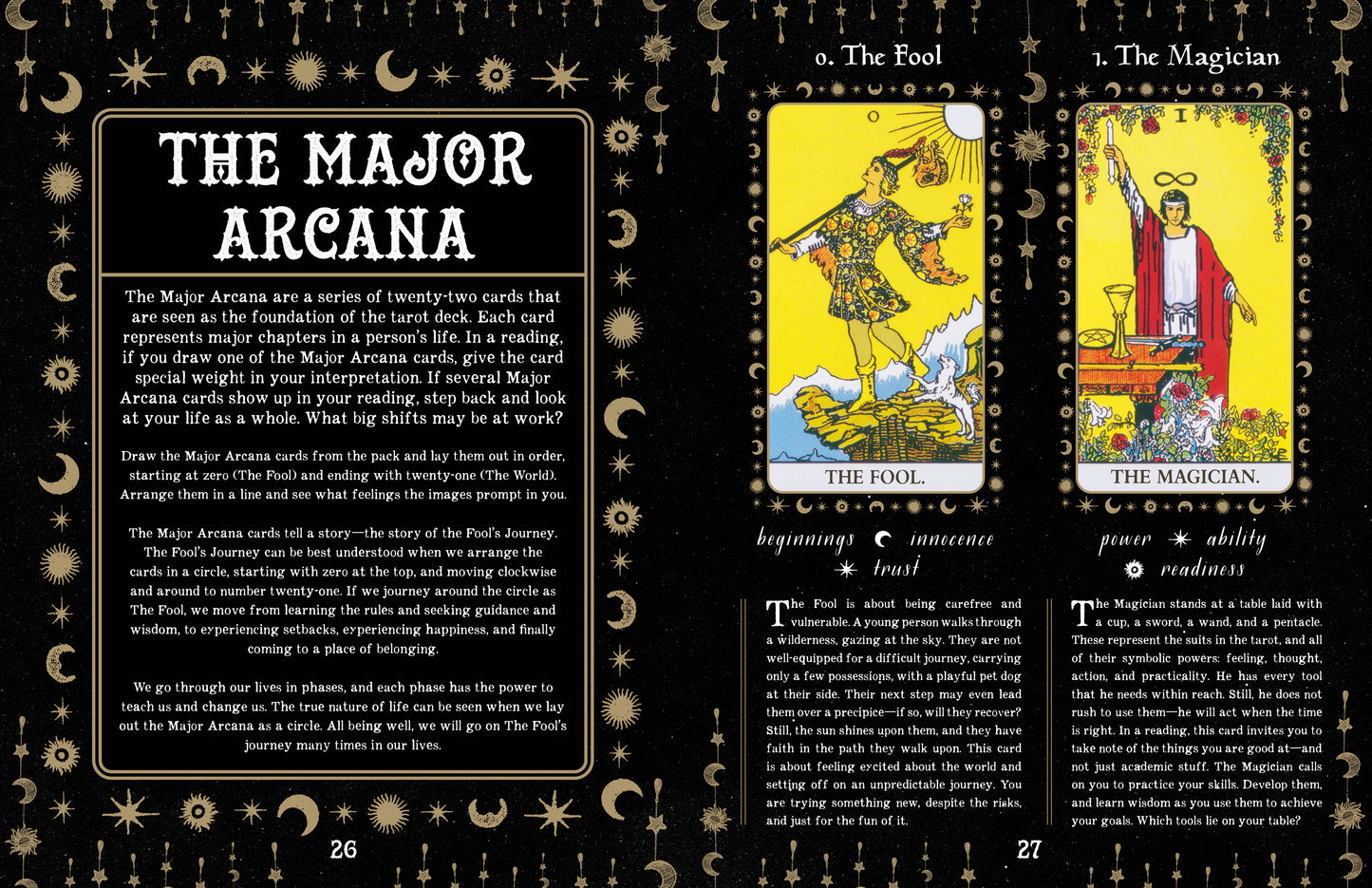 Young Oracle Tarot: An initiation into tarot's mystic wisdom Hardcover by Saki Ferguson